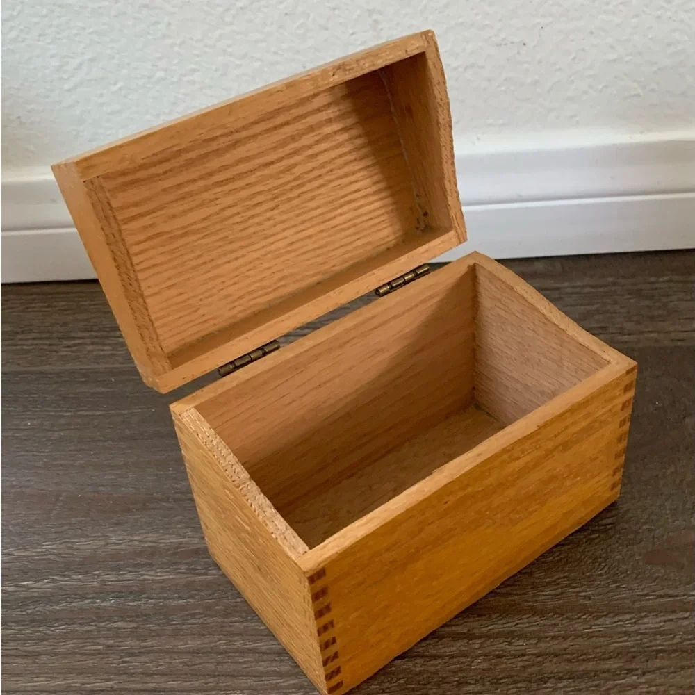 Wooden box with Dove Tailed Corners